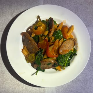 Spicy Vodka with Sausage