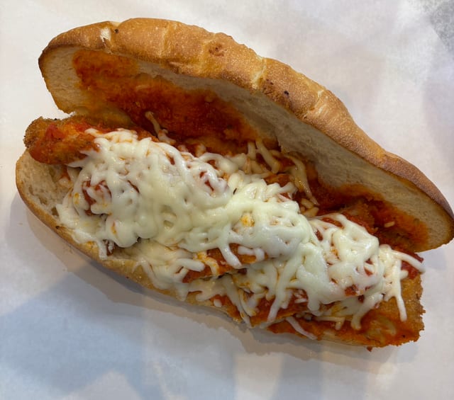 Chicken Parmigiana.