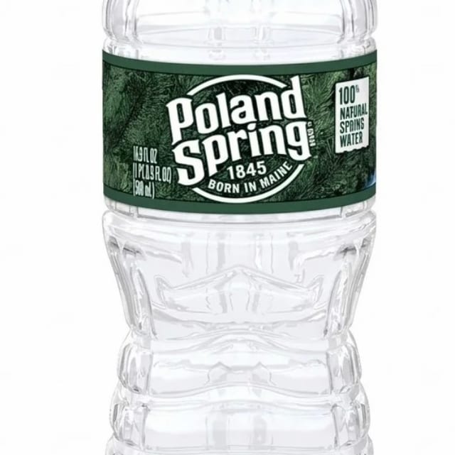 Poland Spring Water.