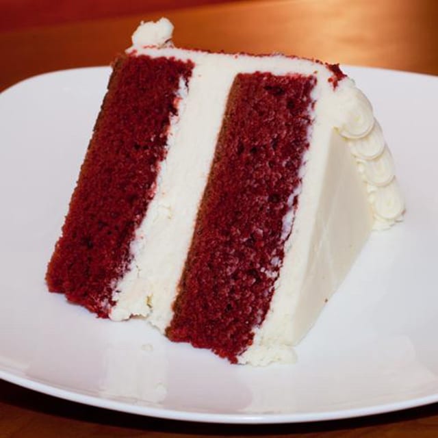 Red Velvet Cake Slice.