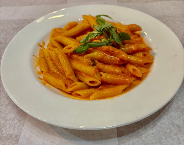Penne a la Vodka.