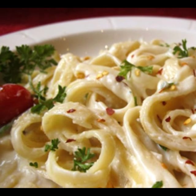 Fettuccine with Truffled Ricotta.