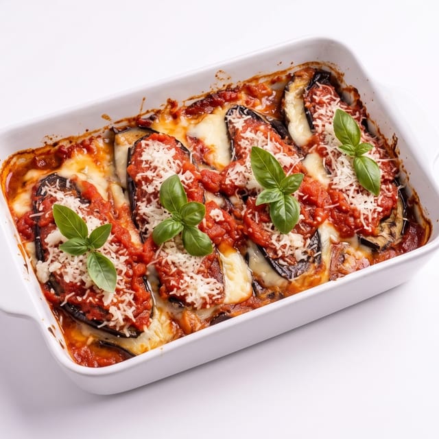 Eggplant Parmigiana.