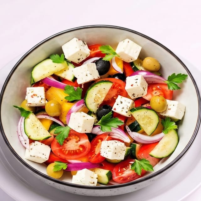 Greek Salad Bowl Catering.