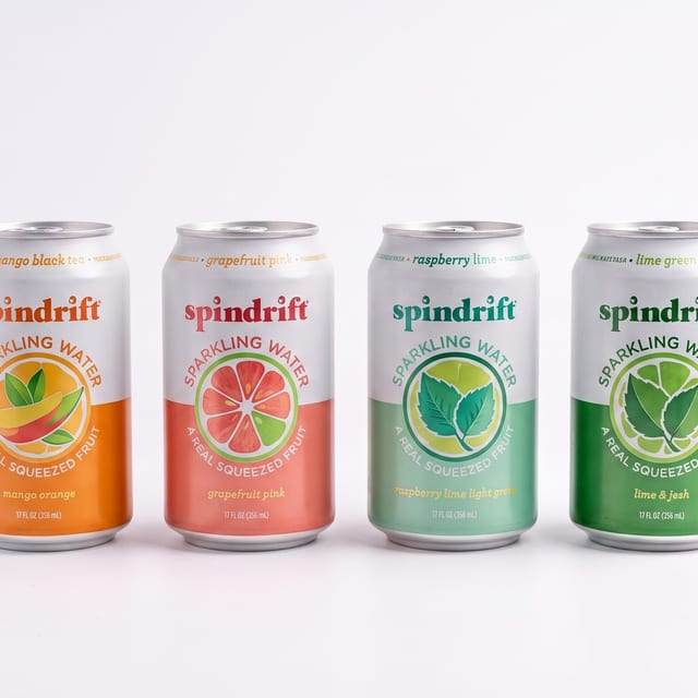 Spindrift Natural Seltzer.